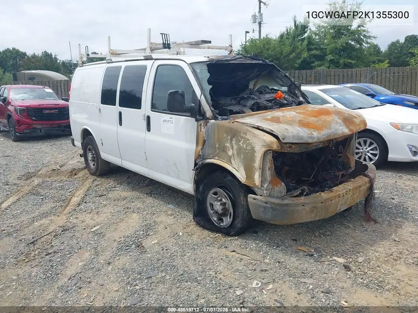 2019 Chevrolet Express 2500 Work Van VIN: 1GCWGAFP2K1355300 Lot: 45519712