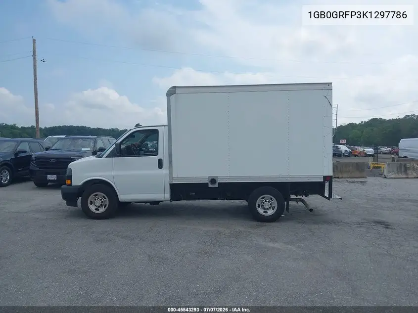 2019 Chevrolet Express Cutaway 4500 VIN: 1GB0GRFP3K1297786 Lot: 45543293