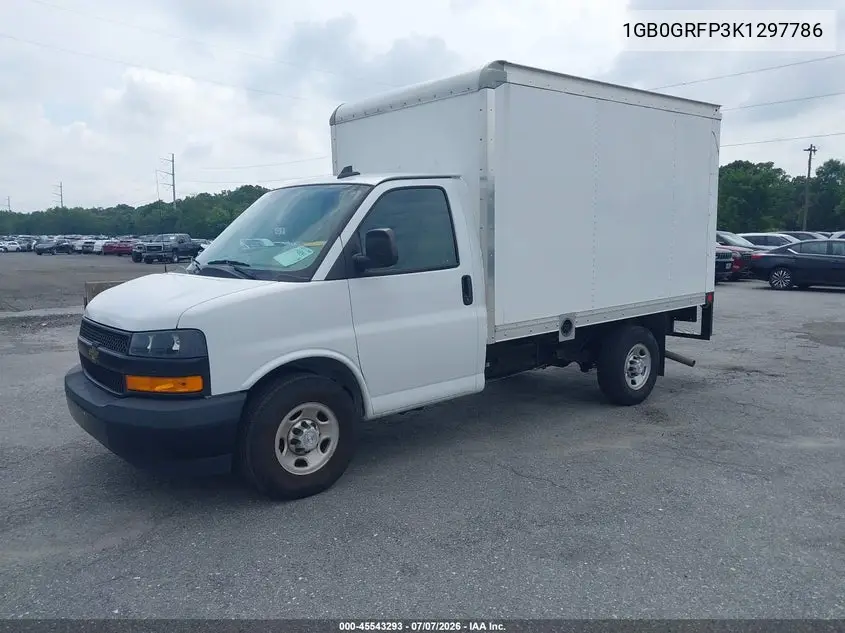 2019 Chevrolet Express Cutaway 4500 VIN: 1GB0GRFP3K1297786 Lot: 45543293