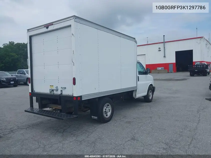 2019 Chevrolet Express Cutaway 4500 VIN: 1GB0GRFP3K1297786 Lot: 45543293