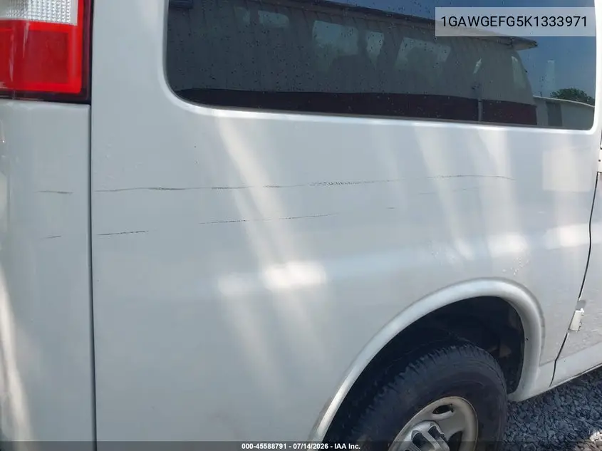 2019 Chevrolet Express 2500 Ls VIN: 1GAWGEFG5K1333971 Lot: 45588791