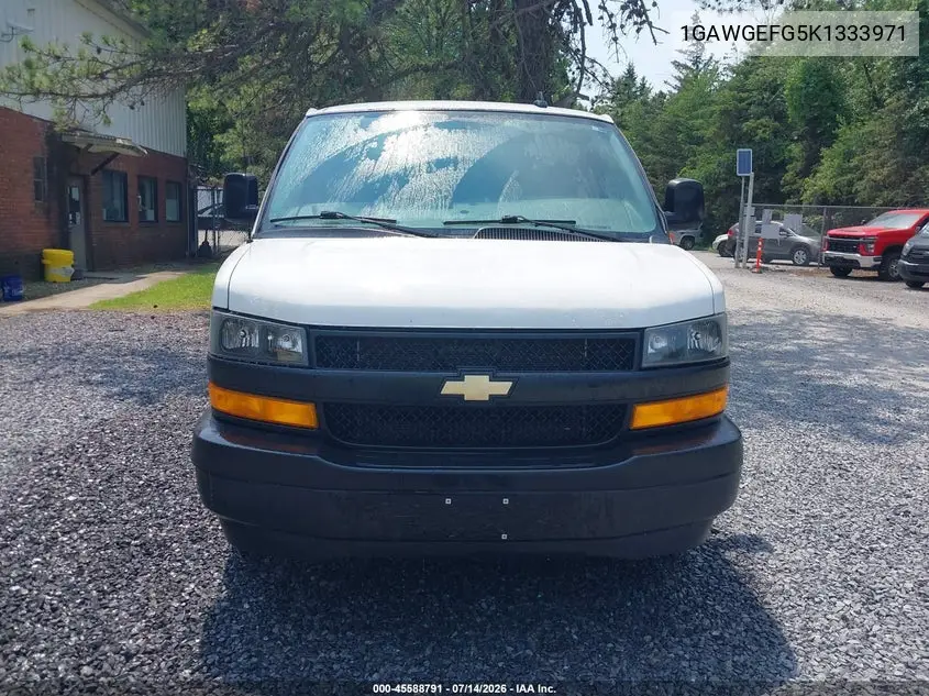 2019 Chevrolet Express 2500 Ls VIN: 1GAWGEFG5K1333971 Lot: 45588791