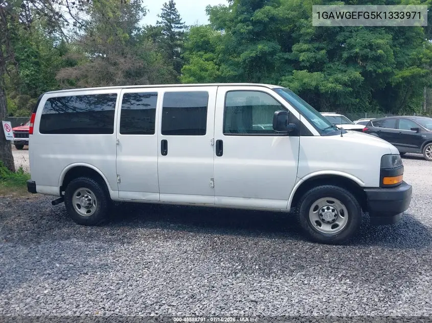 2019 Chevrolet Express 2500 Ls VIN: 1GAWGEFG5K1333971 Lot: 45588791