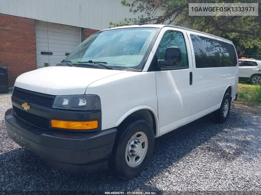 2019 Chevrolet Express 2500 Ls VIN: 1GAWGEFG5K1333971 Lot: 45588791