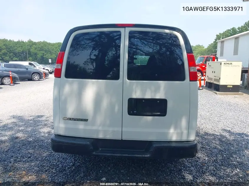 2019 Chevrolet Express 2500 Ls VIN: 1GAWGEFG5K1333971 Lot: 45588791