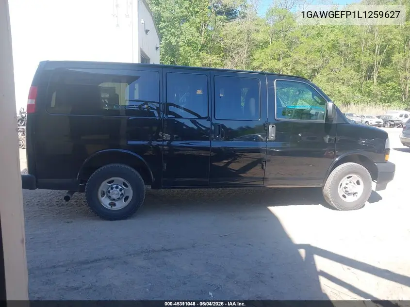 2020 Chevrolet Express Passenger Rwd 2500 Regular Wheelbase Ls VIN: 1GAWGEFP1L1259627 Lot: 45311048