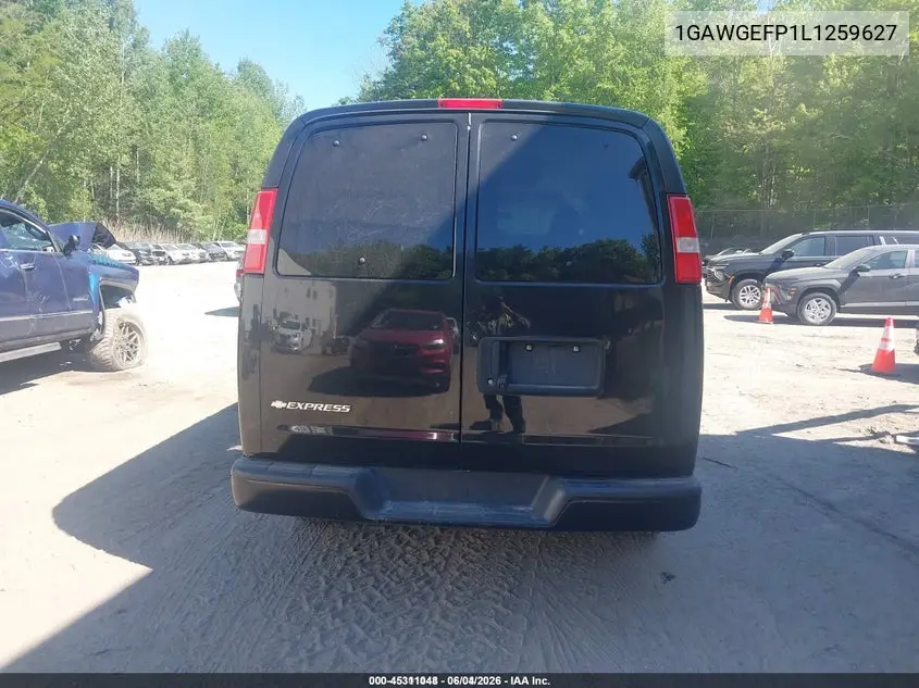 2020 Chevrolet Express Passenger Rwd 2500 Regular Wheelbase Ls VIN: 1GAWGEFP1L1259627 Lot: 45311048