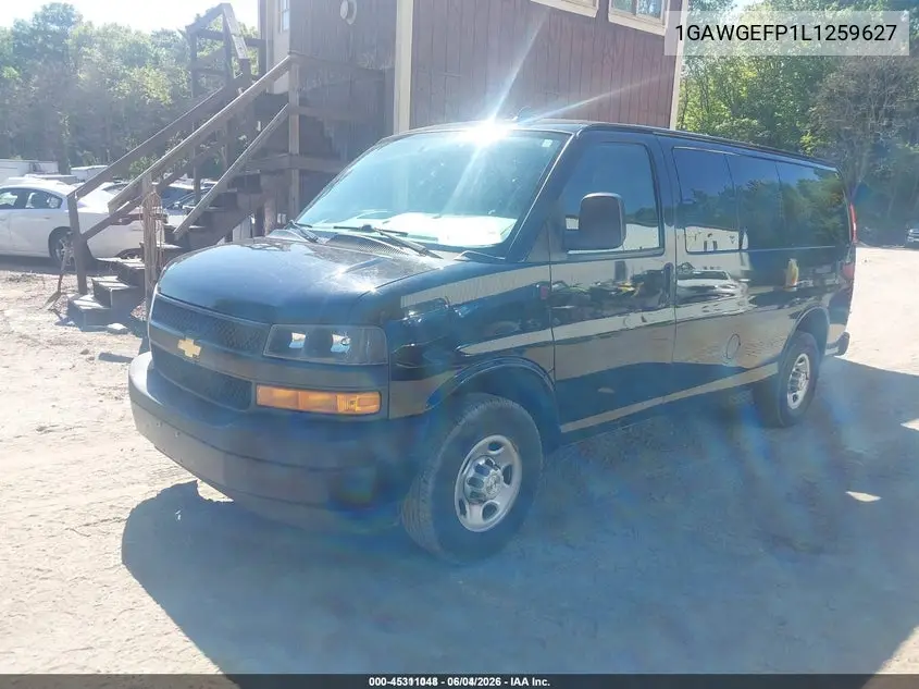 2020 Chevrolet Express Passenger Rwd 2500 Regular Wheelbase Ls VIN: 1GAWGEFP1L1259627 Lot: 45311048