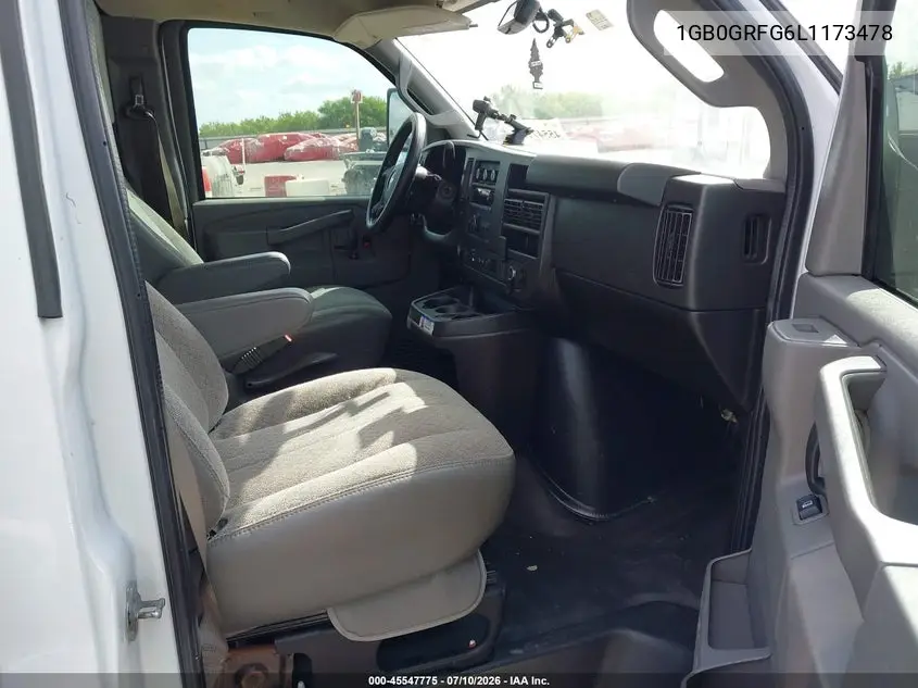 2020 Chevrolet Express Cutaway Work Van VIN: 1GB0GRFG6L1173478 Lot: 45547775