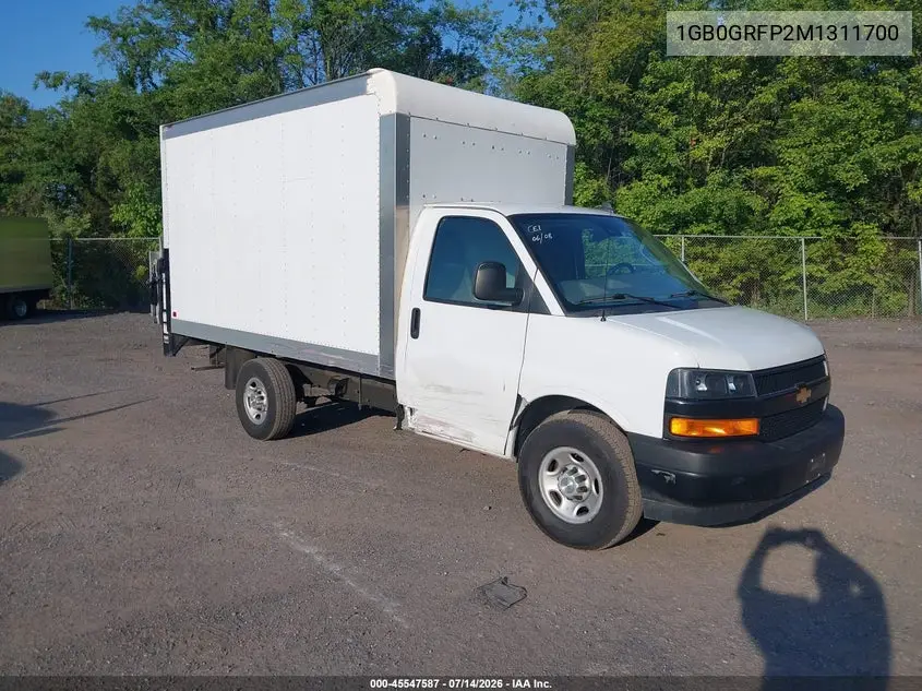 2021 Chevrolet Express Cutaway Work Van VIN: 1GB0GRFP2M1311700 Lot: 45547587