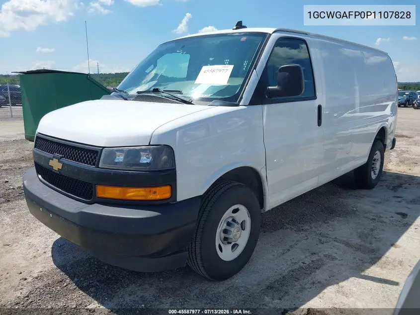 2023 Chevrolet Express Cargo Rwd 2500 Regular Wheelbase Wt VIN: 1GCWGAFP0P1107828 Lot: 45587977