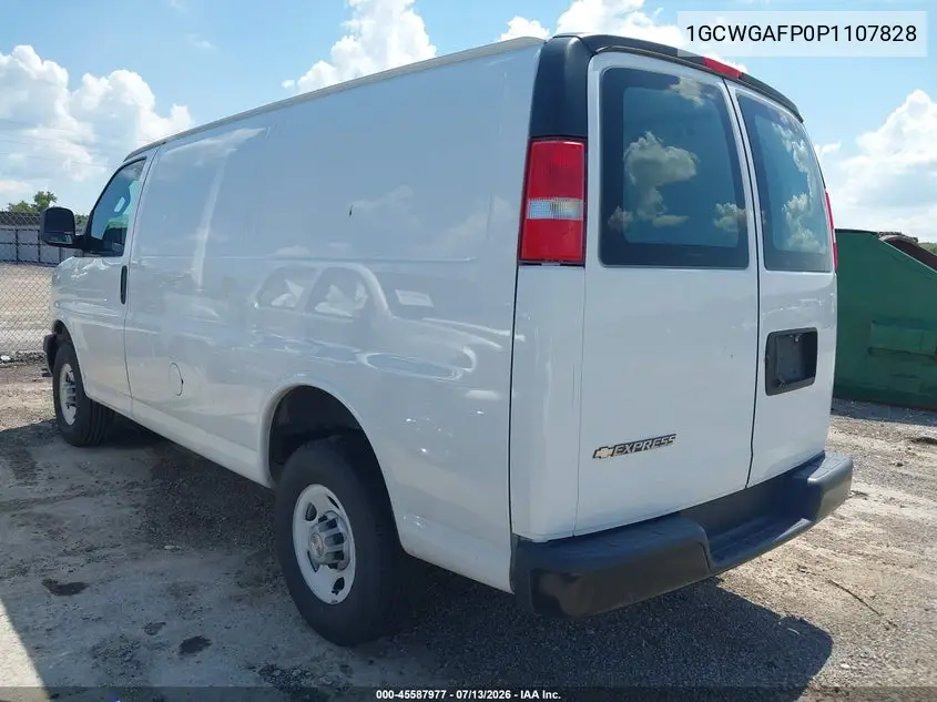 2023 Chevrolet Express Cargo Rwd 2500 Regular Wheelbase Wt VIN: 1GCWGAFP0P1107828 Lot: 45587977