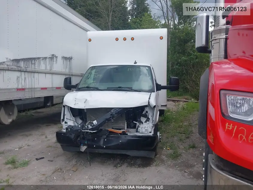 2024 Chevrolet Express Cutaway 4500 Van VIN: 1HA6GVC71RN006123 Lot: 12618015