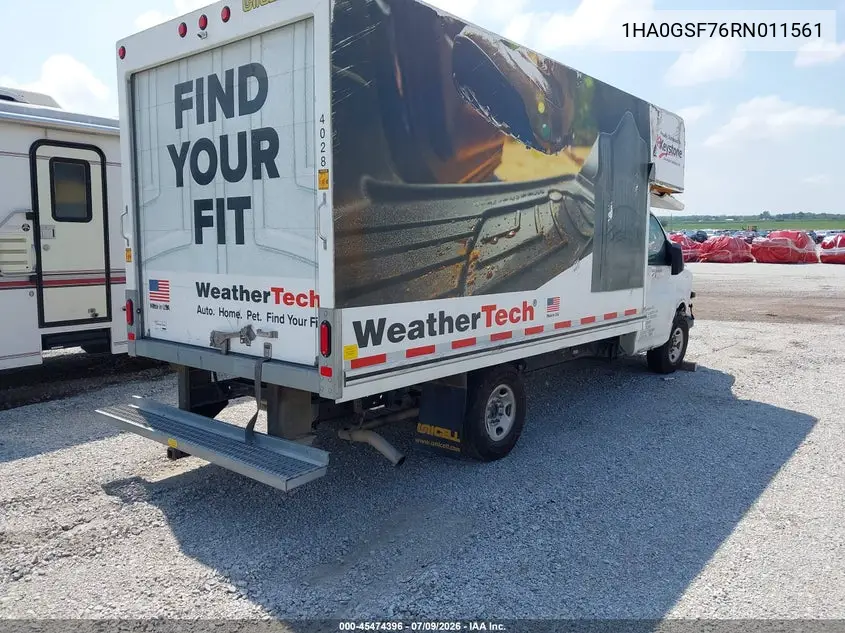 2024 Chevrolet Express Cutaway Work Van VIN: 1HA0GSF76RN011561 Lot: 45474396