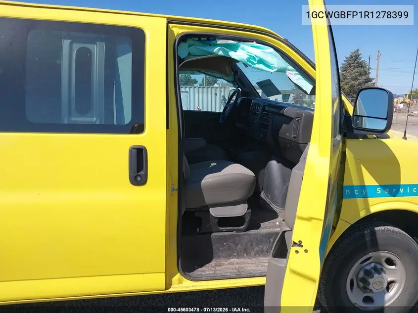 2024 Chevrolet Express Cargo Rwd 2500 Extended Wheelbase Wt VIN: 1GCWGBFP1R1278399 Lot: 45603478