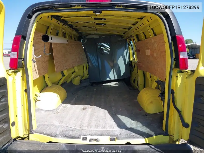 2024 Chevrolet Express Cargo Rwd 2500 Extended Wheelbase Wt VIN: 1GCWGBFP1R1278399 Lot: 45603478