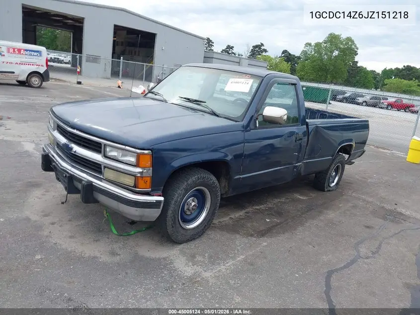 1988 Chevrolet Gmt-400 C1500 VIN: 1GCDC14Z6JZ151218 Lot: 45005124