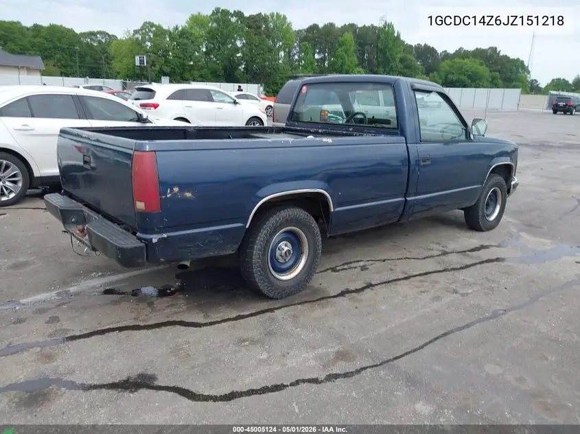 1988 Chevrolet Gmt-400 C1500 VIN: 1GCDC14Z6JZ151218 Lot: 45005124
