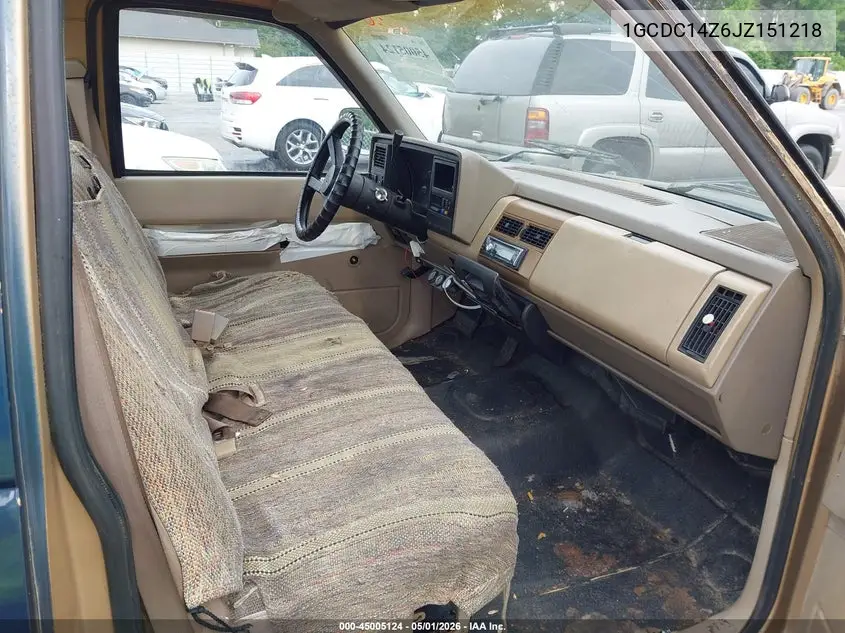 1988 Chevrolet Gmt-400 C1500 VIN: 1GCDC14Z6JZ151218 Lot: 45005124