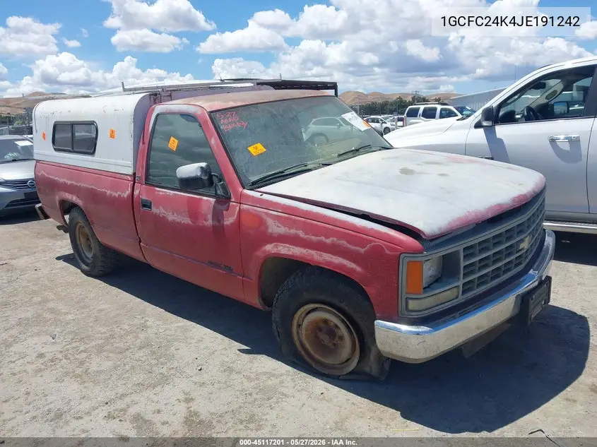 1988 Chevrolet Gmt-400 C2500 VIN: 1GCFC24K4JE191242 Lot: 45117201