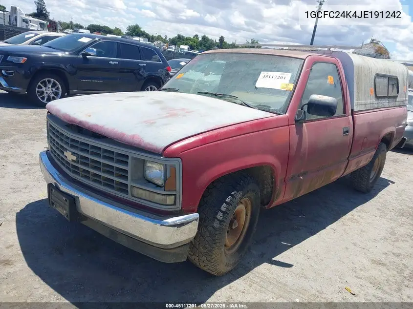 1988 Chevrolet Gmt-400 C2500 VIN: 1GCFC24K4JE191242 Lot: 45117201