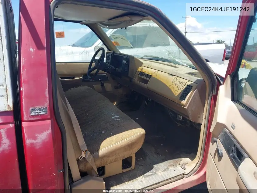 1988 Chevrolet Gmt-400 C2500 VIN: 1GCFC24K4JE191242 Lot: 45117201