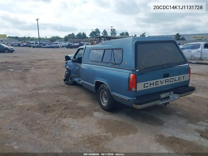 1988 Chevrolet Gmt-400 C1500 VIN: 2GCDC14K1J1131728 Lot: 45399300
