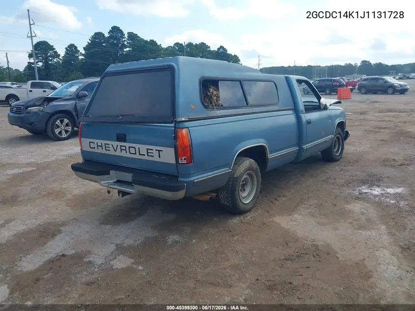1988 Chevrolet Gmt-400 C1500 VIN: 2GCDC14K1J1131728 Lot: 45399300