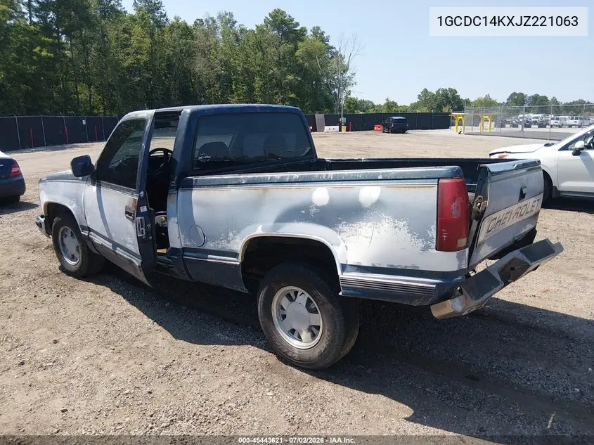 1988 Chevrolet Gmt-400 C1500 VIN: 1GCDC14KXJZ221063 Lot: 45443621