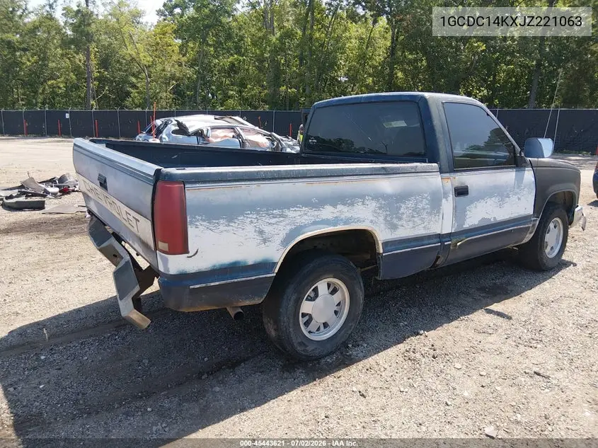 1988 Chevrolet Gmt-400 C1500 VIN: 1GCDC14KXJZ221063 Lot: 45443621