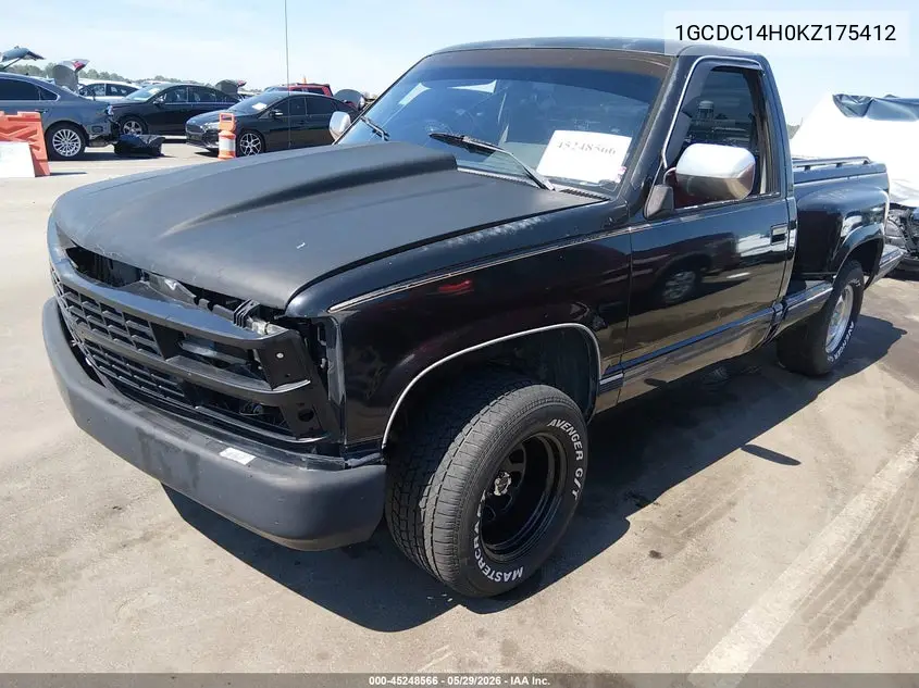 1989 Chevrolet Gmt-400 C1500 VIN: 1GCDC14H0KZ175412 Lot: 45248566