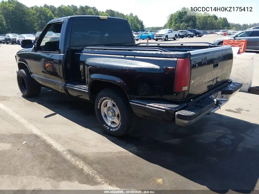 1989 Chevrolet Gmt-400 C1500 VIN: 1GCDC14H0KZ175412 Lot: 45248566