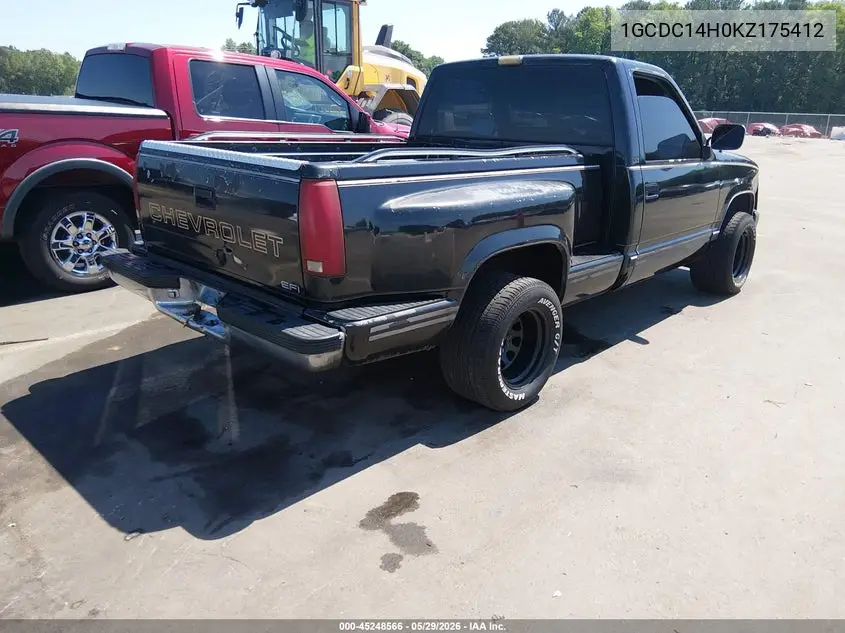 1989 Chevrolet Gmt-400 C1500 VIN: 1GCDC14H0KZ175412 Lot: 45248566