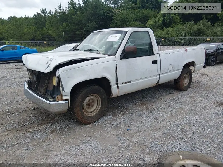 1989 Chevrolet Gmt-400 C1500 VIN: 1GCDC14H9KZ238071 Lot: 45448601