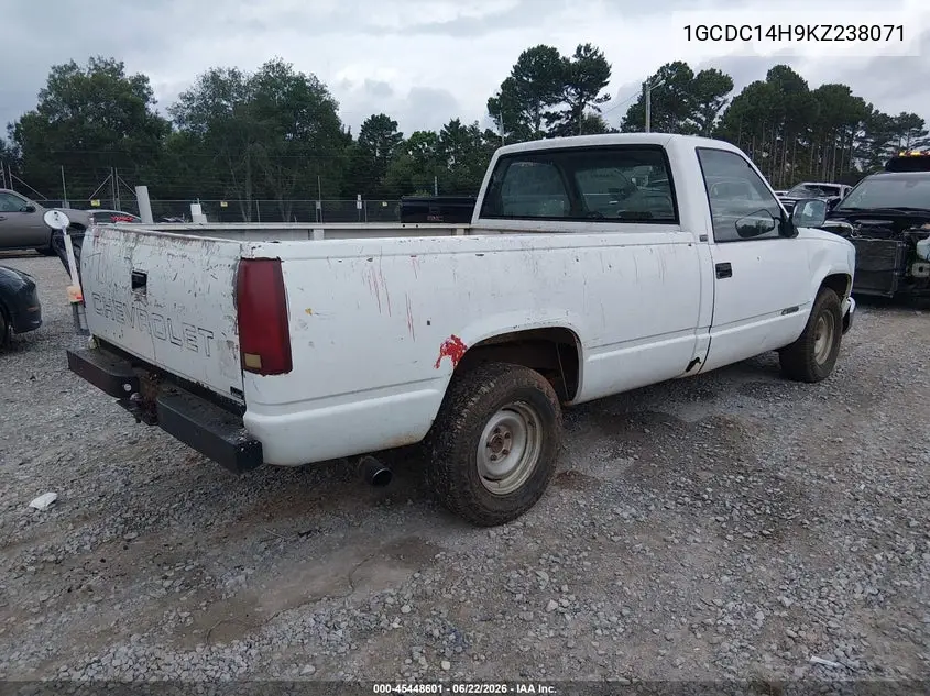 1989 Chevrolet Gmt-400 C1500 VIN: 1GCDC14H9KZ238071 Lot: 45448601