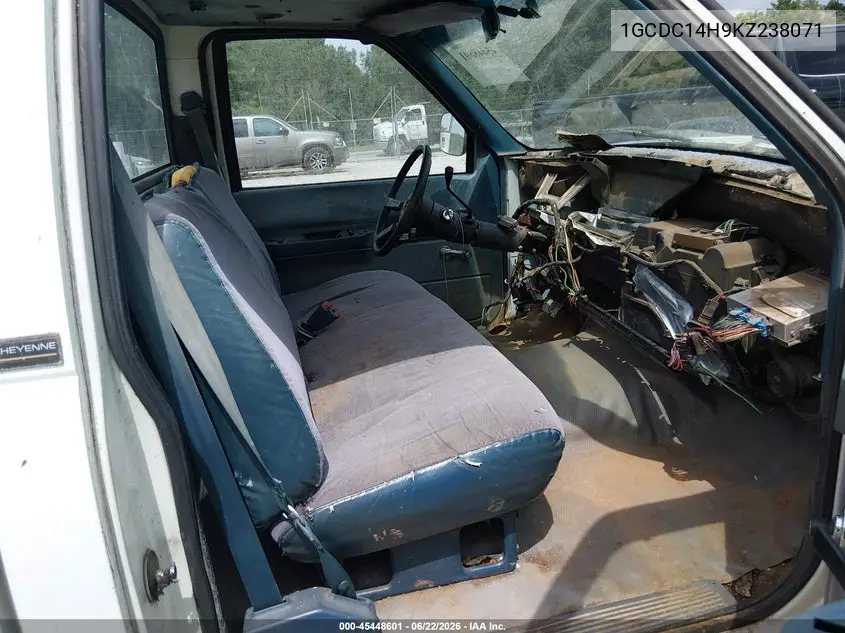 1989 Chevrolet Gmt-400 C1500 VIN: 1GCDC14H9KZ238071 Lot: 45448601