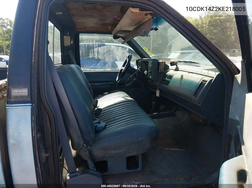 1989 Chevrolet Gmt-400 K1500 VIN: 1GCDK14Z2KE218005 Lot: 45520867