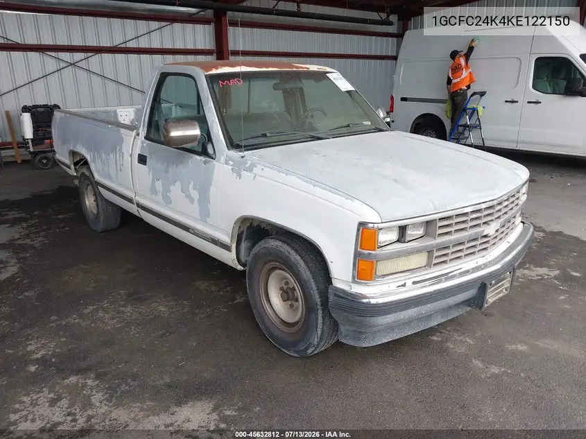 1989 Chevrolet Gmt-400 C2500 VIN: 1GCFC24K4KE122150 Lot: 45632812
