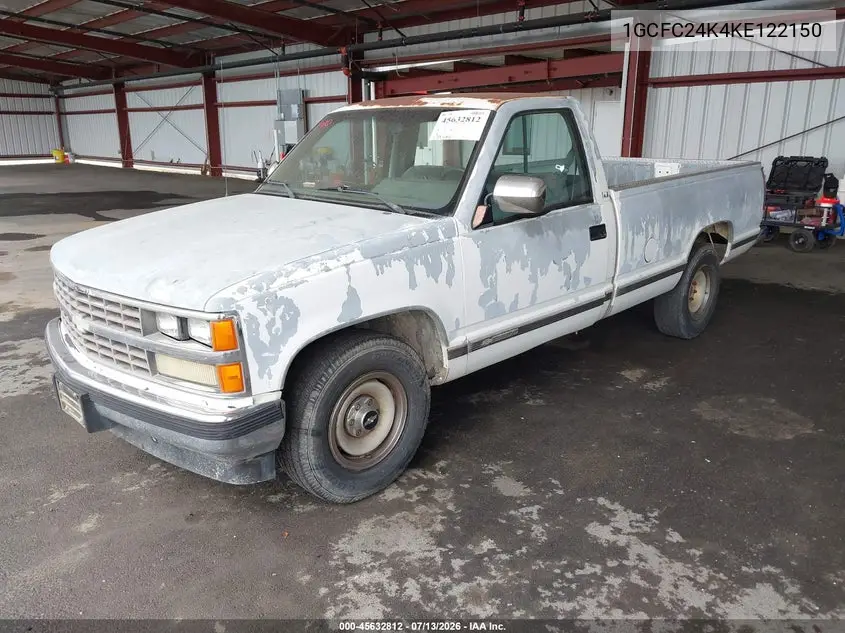 1989 Chevrolet Gmt-400 C2500 VIN: 1GCFC24K4KE122150 Lot: 45632812