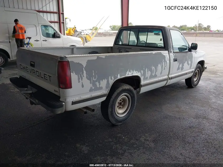 1989 Chevrolet Gmt-400 C2500 VIN: 1GCFC24K4KE122150 Lot: 45632812