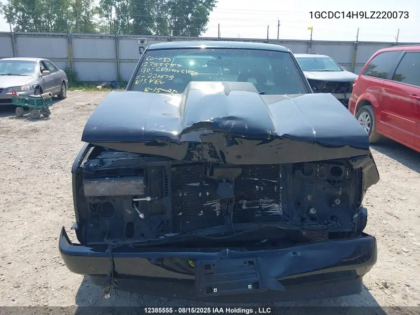 1990 Chevrolet Gmt-400 C1500 VIN: 1GCDC14H9LZ220073 Lot: 12385555