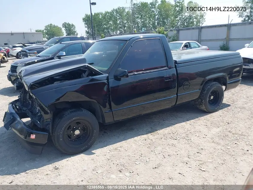 1990 Chevrolet Gmt-400 C1500 VIN: 1GCDC14H9LZ220073 Lot: 12385555