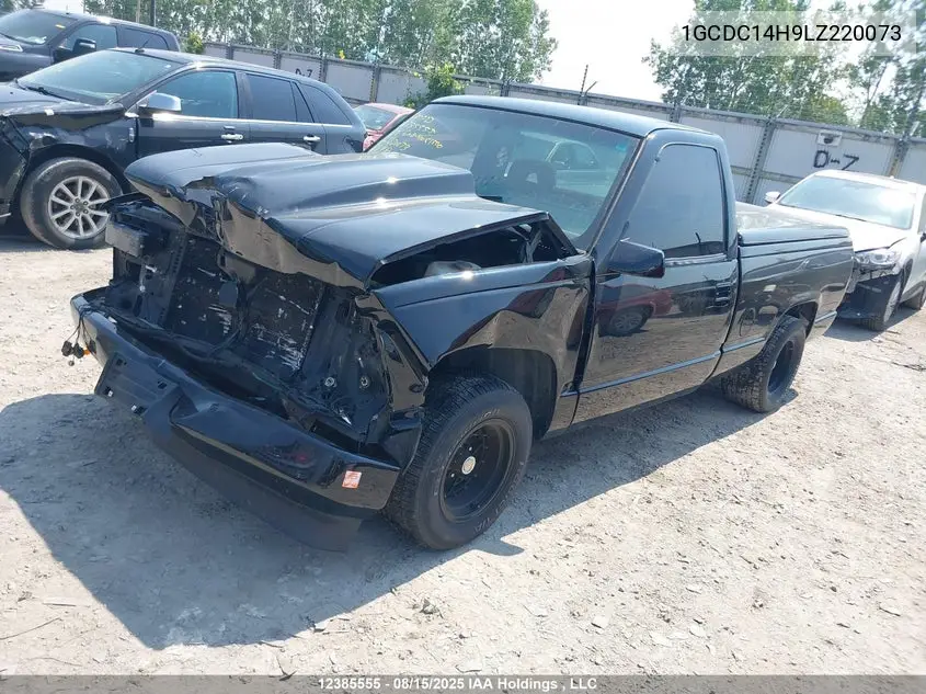 1990 Chevrolet Gmt-400 C1500 VIN: 1GCDC14H9LZ220073 Lot: 12385555