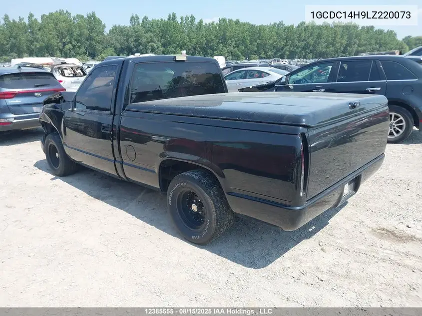 1990 Chevrolet Gmt-400 C1500 VIN: 1GCDC14H9LZ220073 Lot: 12385555