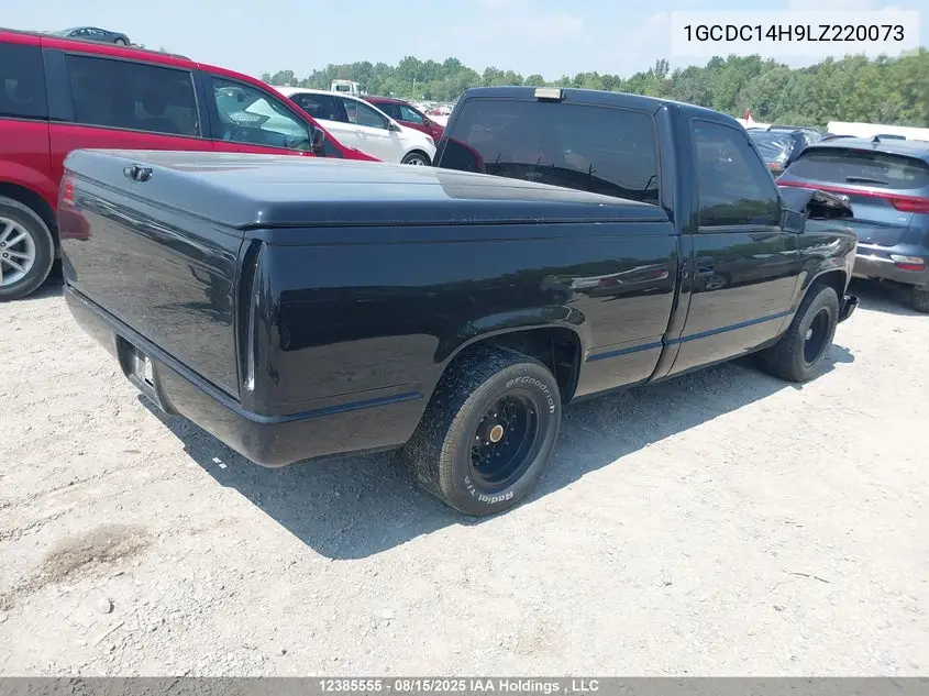 1990 Chevrolet Gmt-400 C1500 VIN: 1GCDC14H9LZ220073 Lot: 12385555