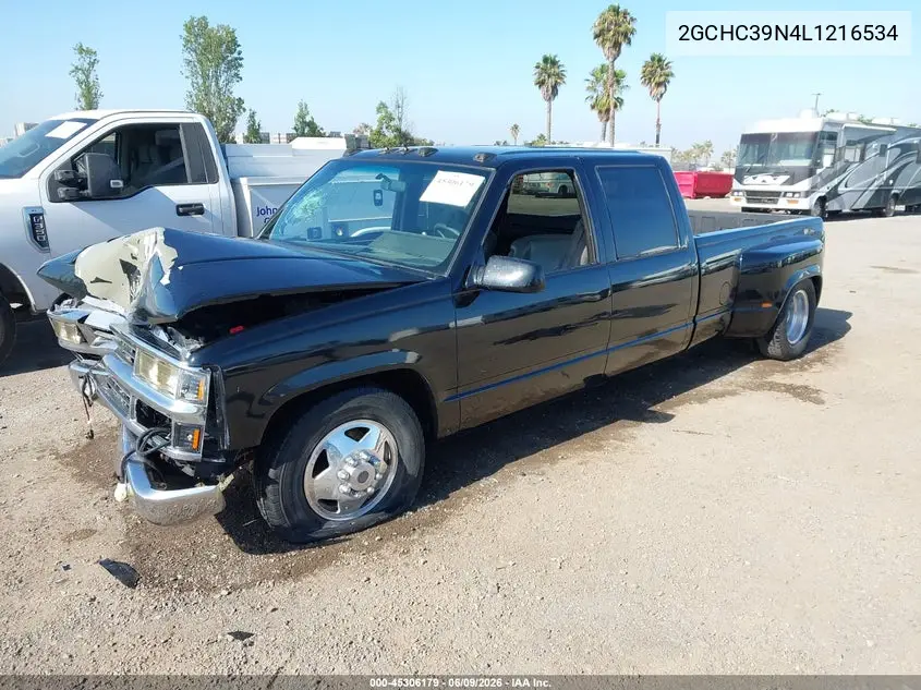 1990 Chevrolet Gmt-400 C3500 VIN: 2GCHC39N4L1216534 Lot: 45306179
