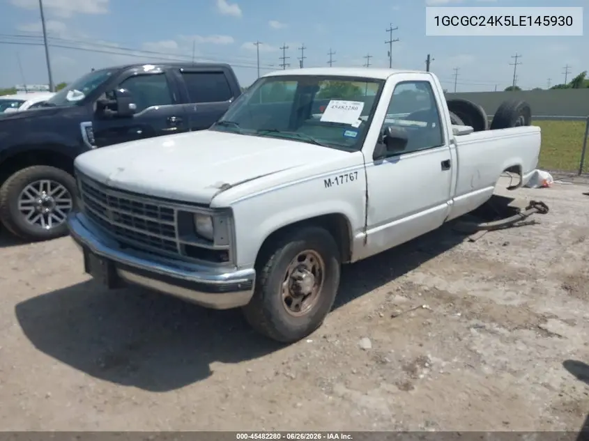 1990 Chevrolet Gmt-400 C2500 VIN: 1GCGC24K5LE145930 Lot: 45482280