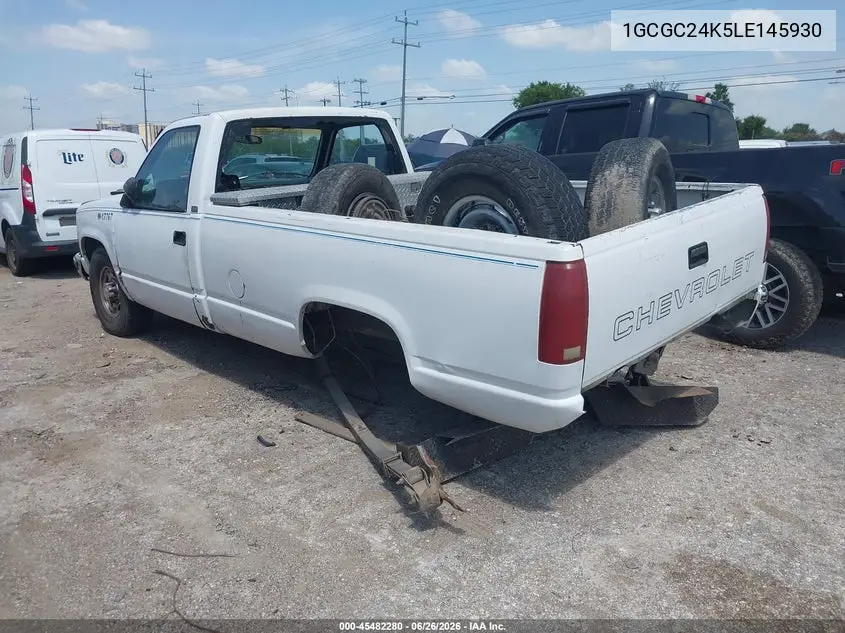 1990 Chevrolet Gmt-400 C2500 VIN: 1GCGC24K5LE145930 Lot: 45482280