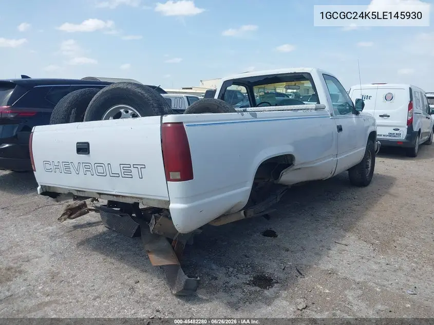 1990 Chevrolet Gmt-400 C2500 VIN: 1GCGC24K5LE145930 Lot: 45482280