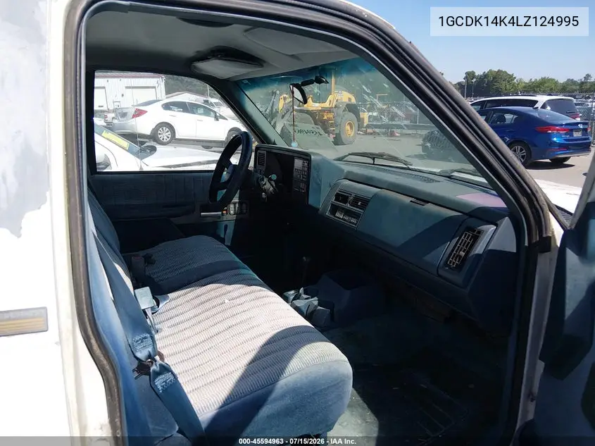 1990 Chevrolet Gmt-400 K1500 VIN: 1GCDK14K4LZ124995 Lot: 45594963